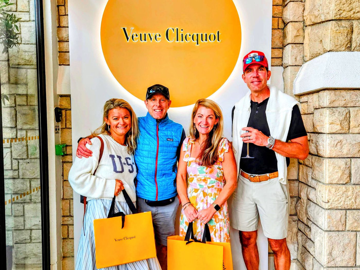 Tourists visit Veuve Clicquot