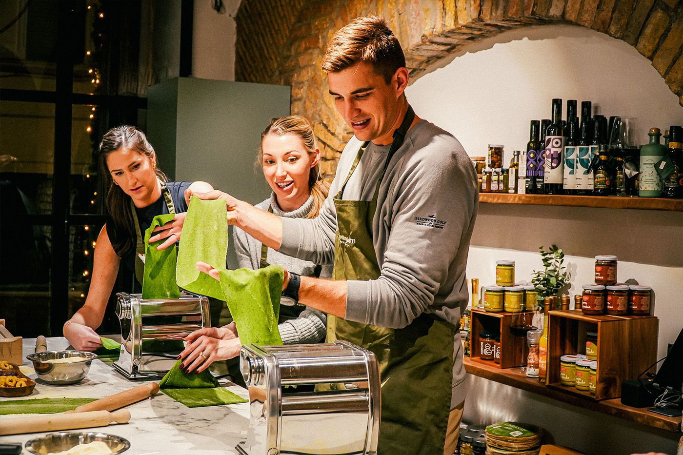 A photo of Homemade Pasta & Tiramisu Class with Free-Flow Wine by the Colosseum